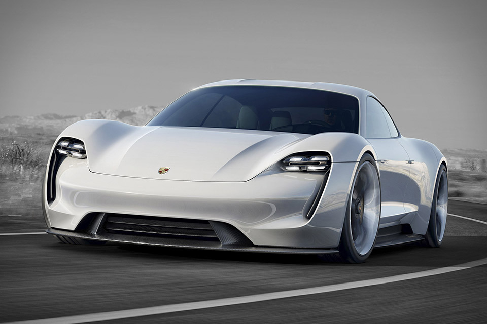 Dual electric motor system，Porsche，Concept car，Super car，electric vehicle，