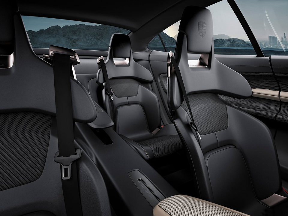 Dual electric motor system，Porsche，Concept car，Super car，electric vehicle，