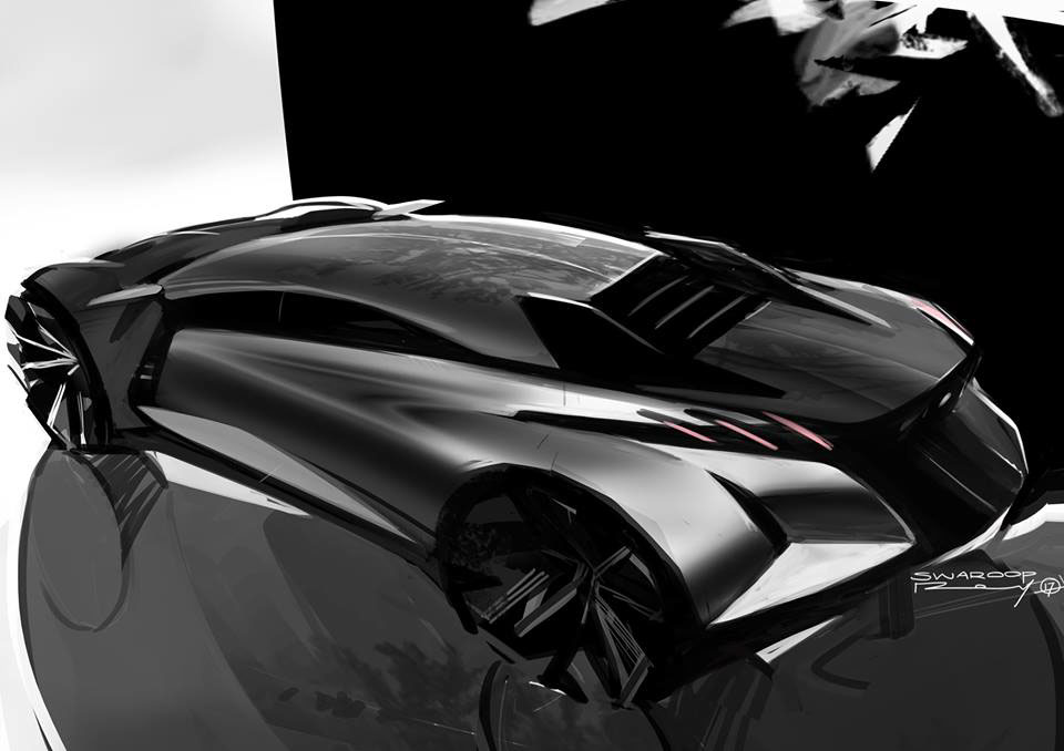 Hand drawn car，product design，industrial design，vehicle，