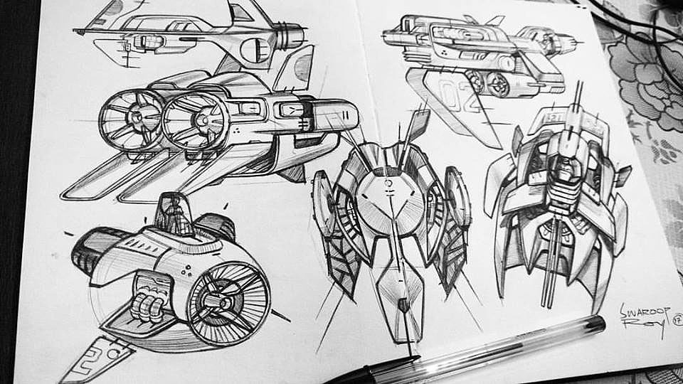 Hand drawn car，product design，industrial design，vehicle，