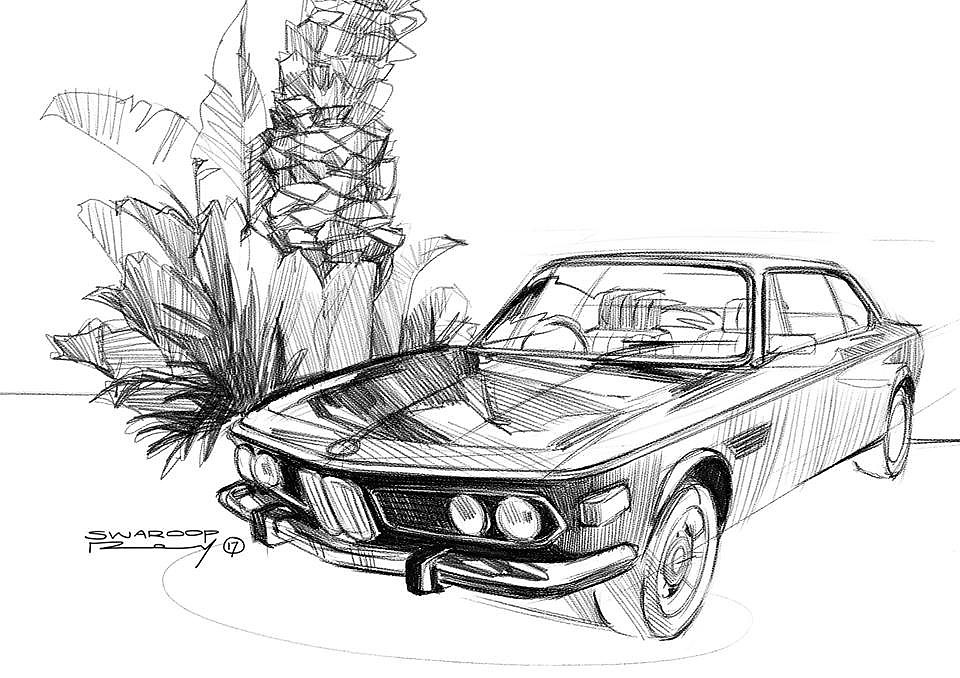 Hand drawn car，product design，industrial design，vehicle，