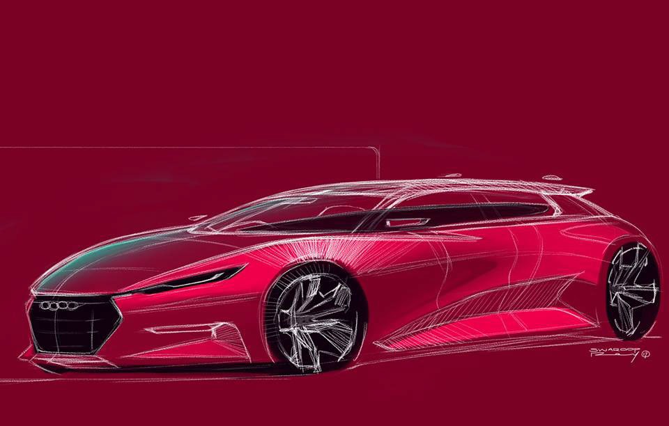 Hand drawn car，product design，industrial design，vehicle，