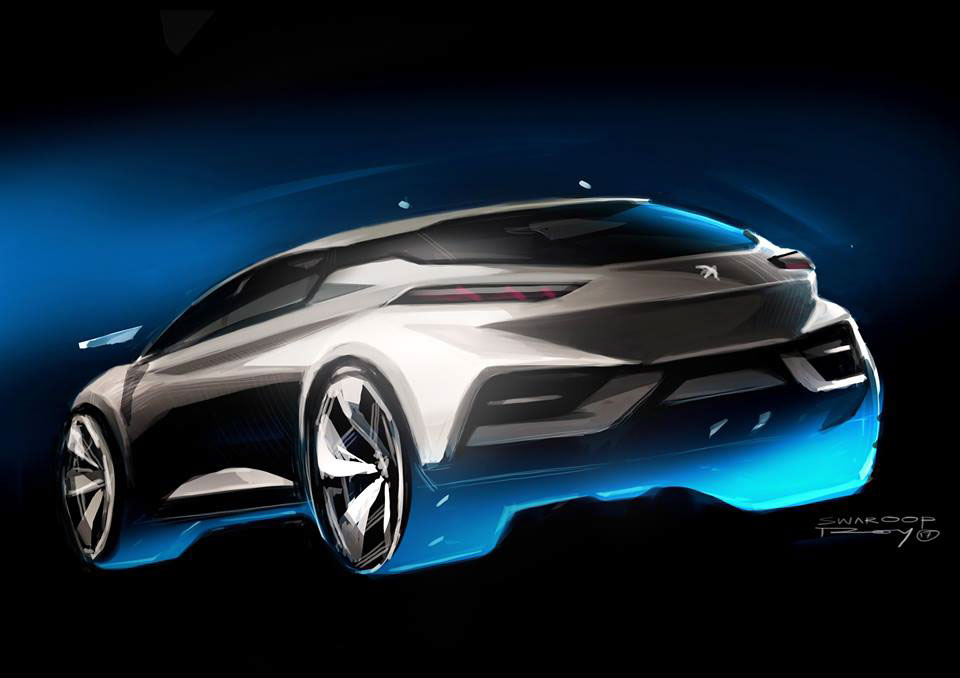 Hand drawn car，product design，industrial design，vehicle，