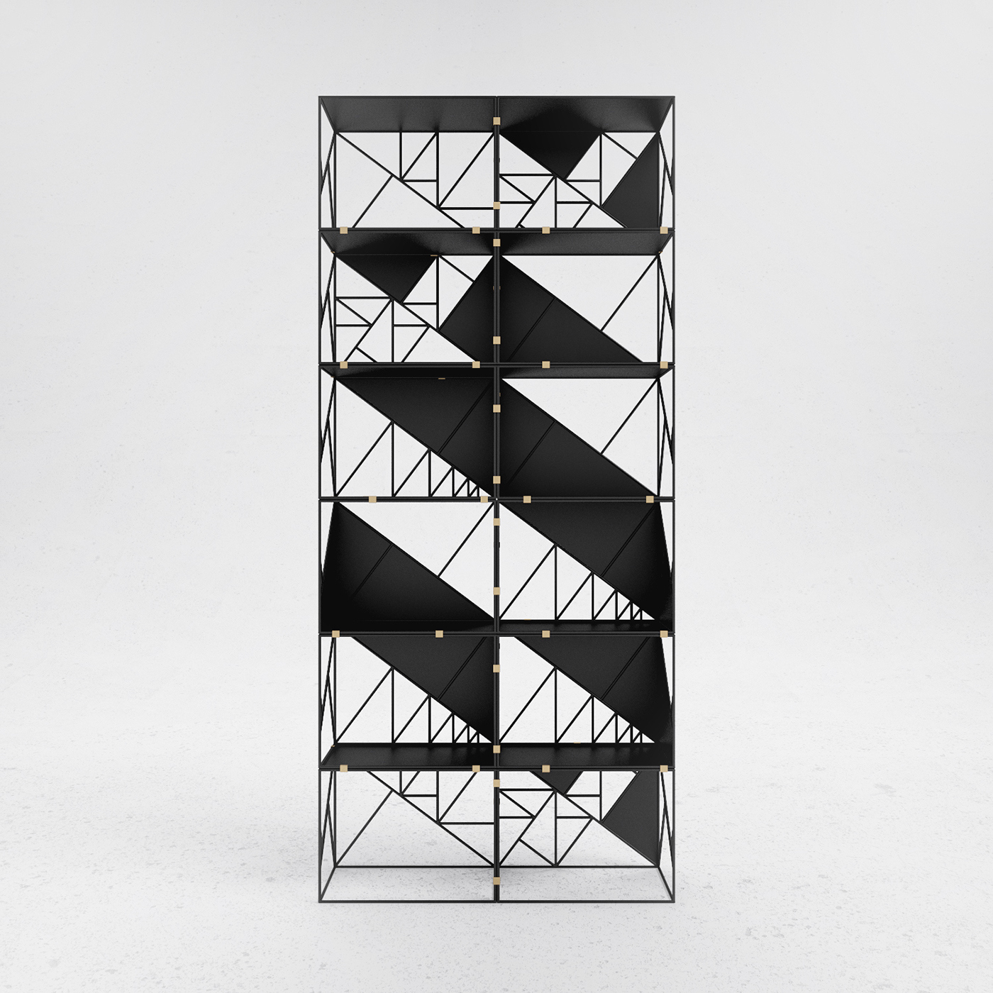 bookshelf，assemble，Furniture home，geometry，structure，