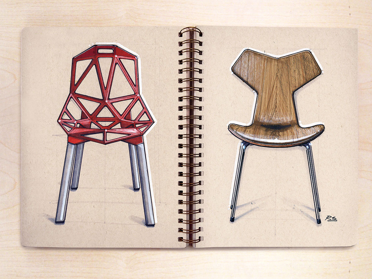 Reid Schlegel，illustrated book，picture album，Foreign designers，draft，Hand drawn，