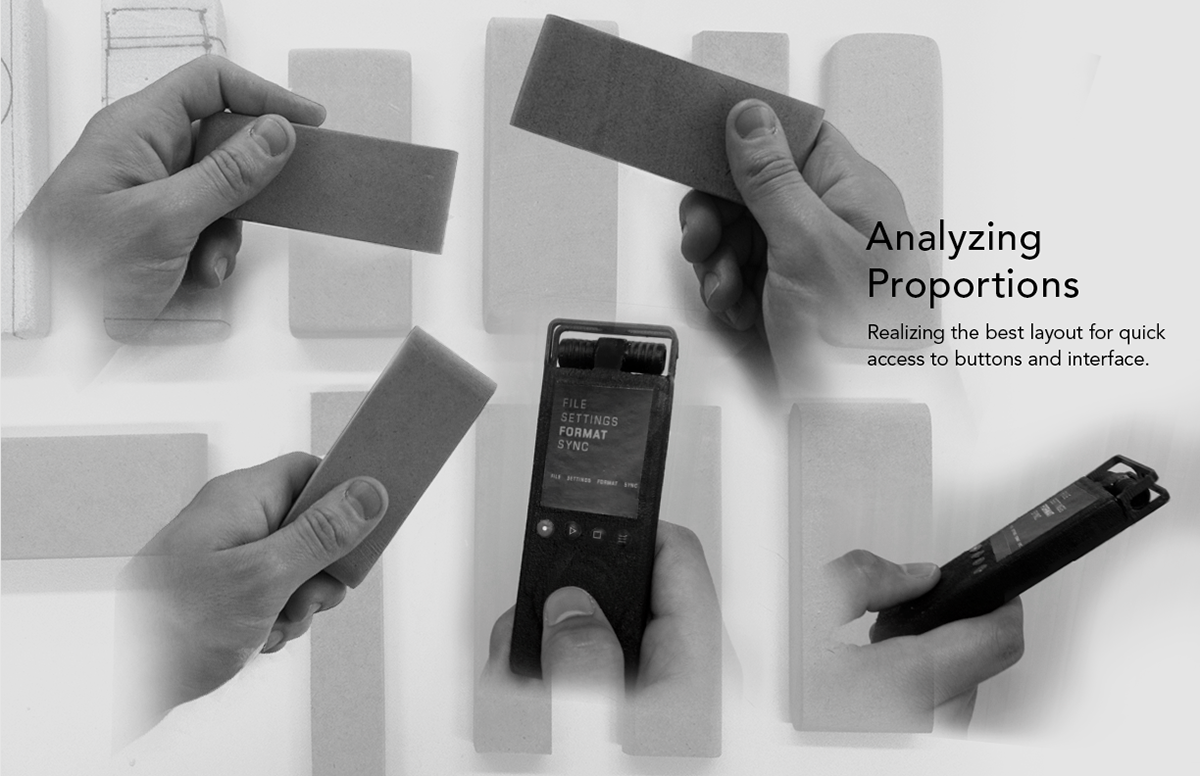 Yellow，Recording pen，Portable，Design process，