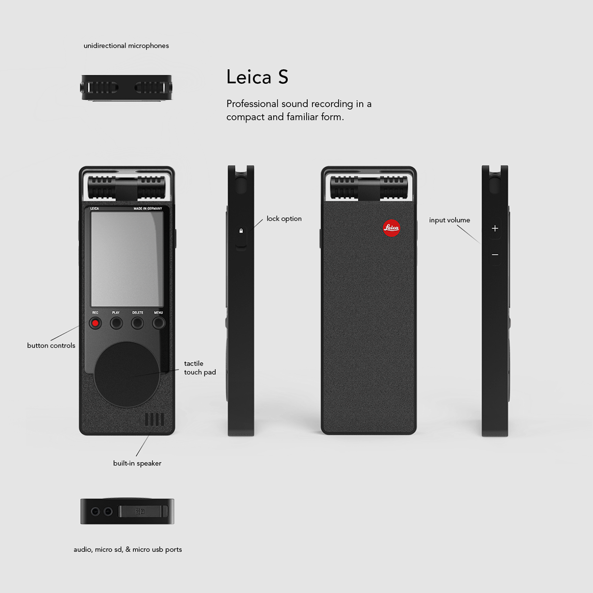 Yellow，Recording pen，Portable，Design process，