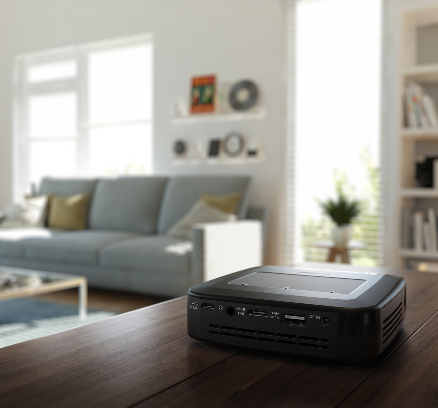 portable，Projector，PicoPix，philips，