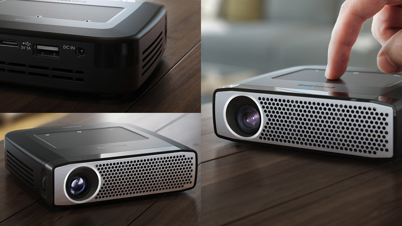 portable，Projector，PicoPix，philips，