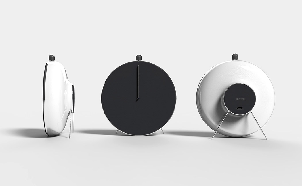 PLAYTIME，Clock，loudspeaker box，Electronics，originality，