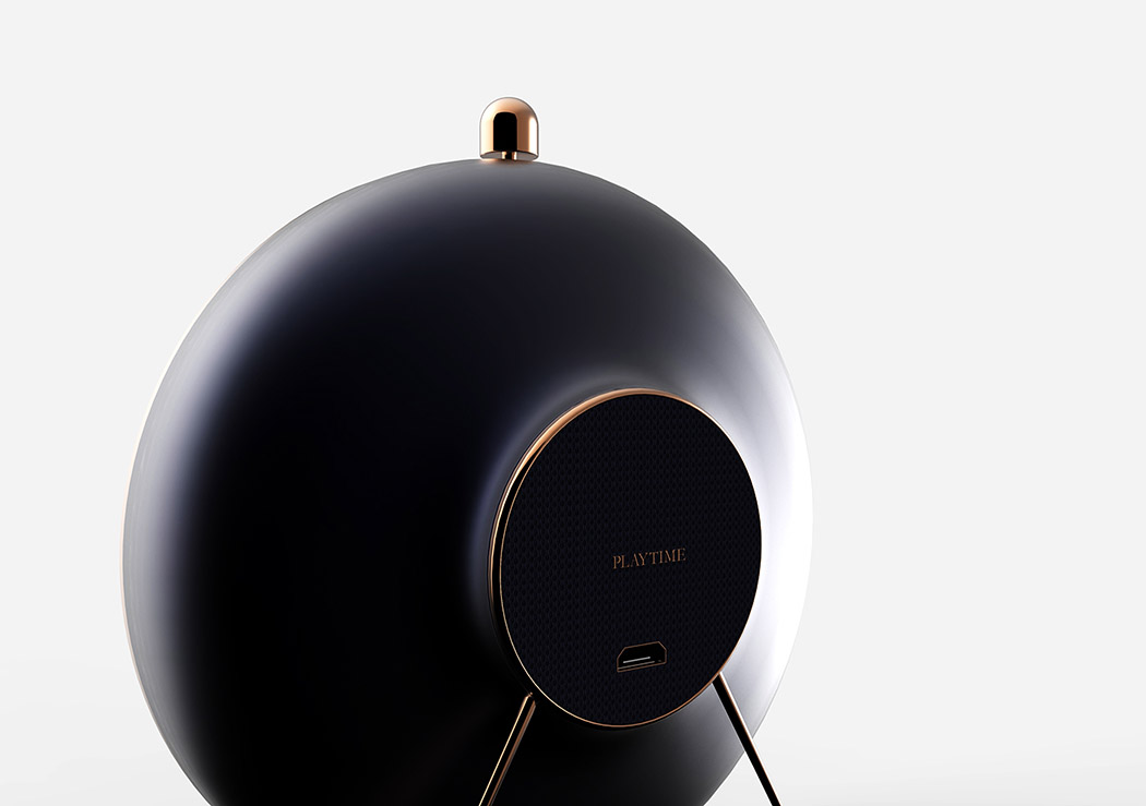 PLAYTIME，Clock，loudspeaker box，Electronics，originality，