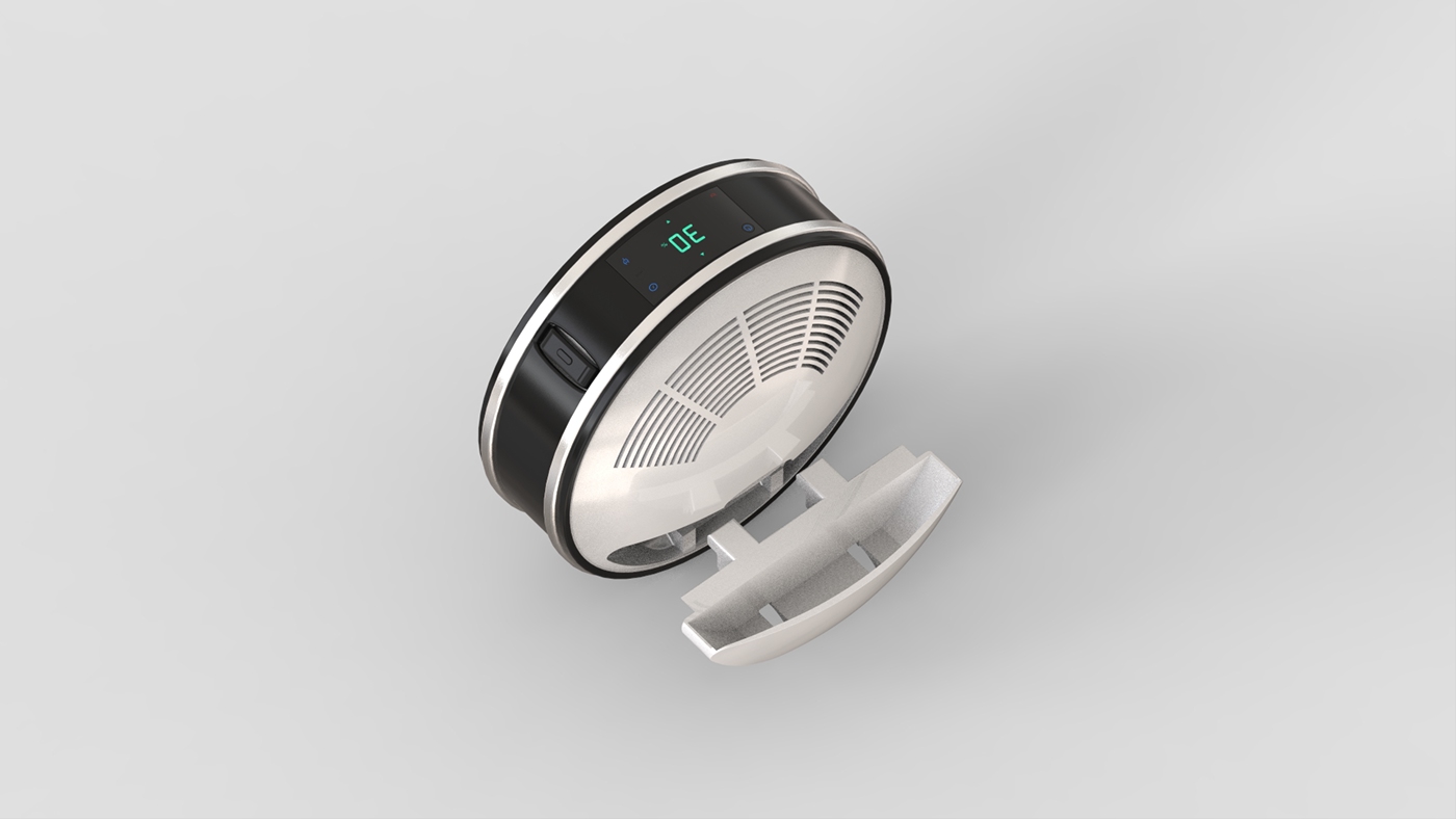 household electrical appliances，dehumidifier，circular，white，