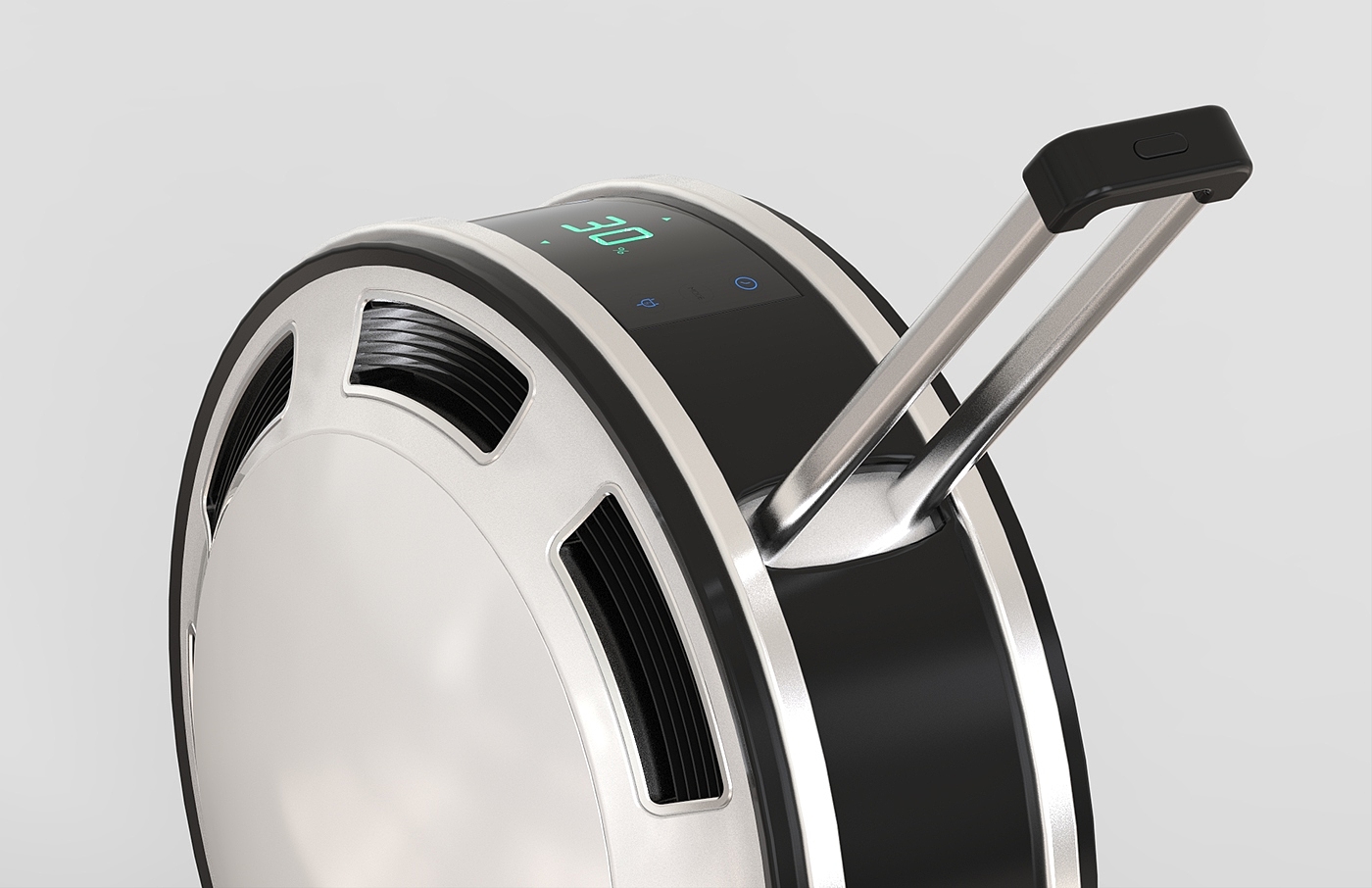 household electrical appliances，dehumidifier，circular，white，