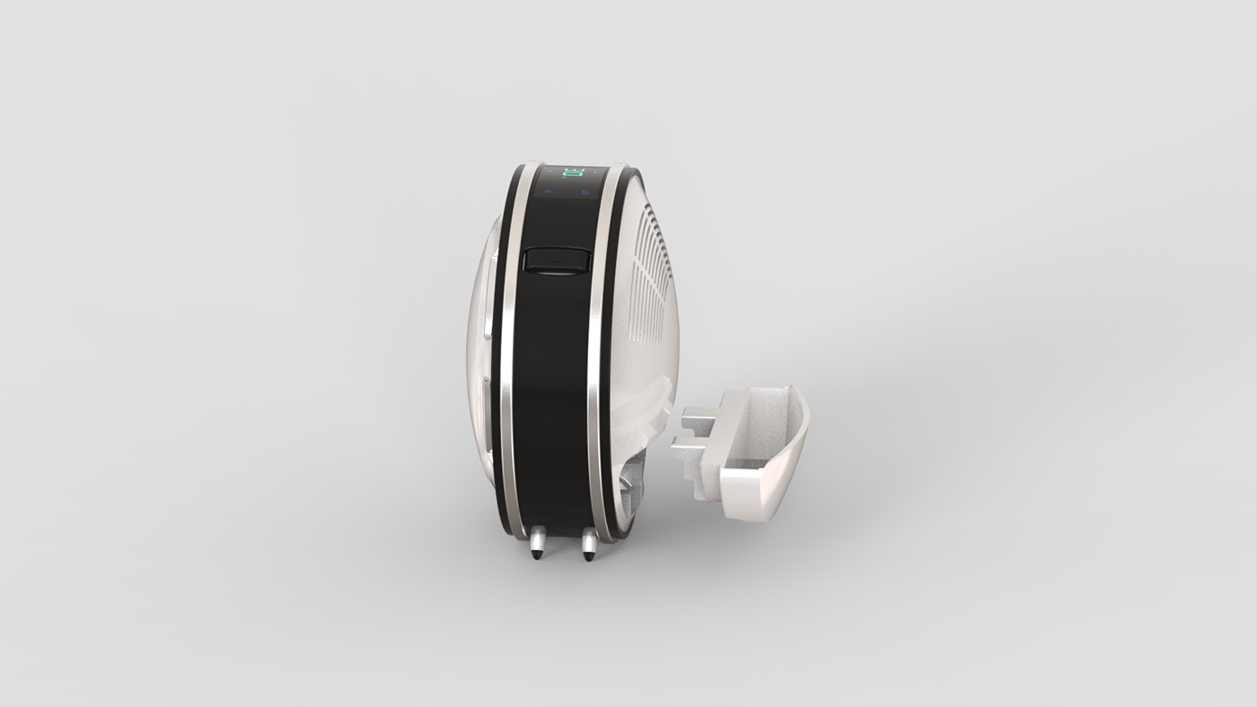 household electrical appliances，dehumidifier，circular，white，