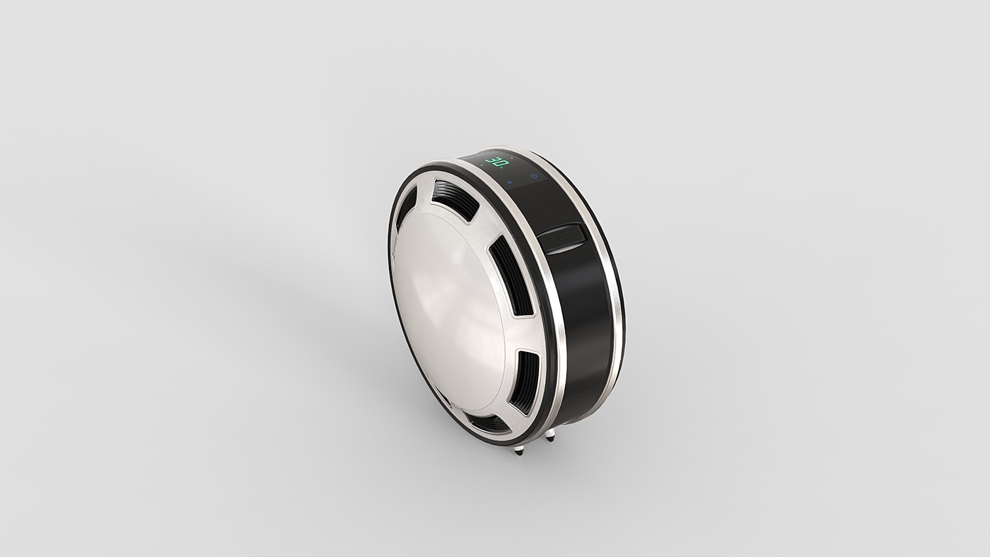 household electrical appliances，dehumidifier，circular，white，