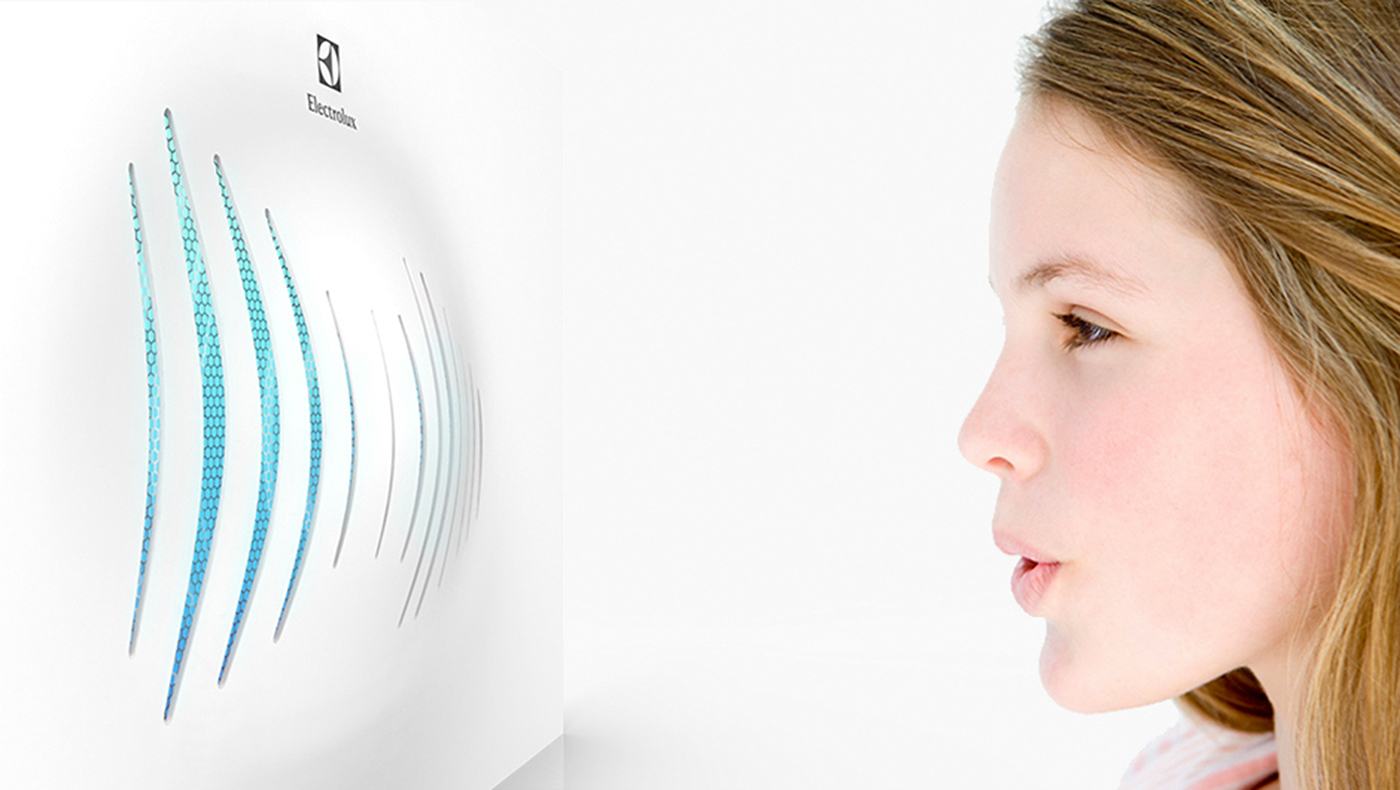 wall，Purified air，breathing，concept，