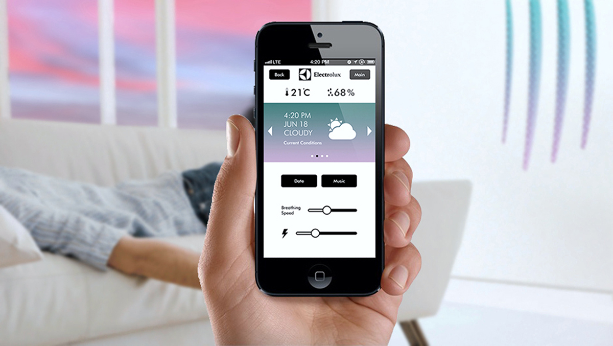 wall，Purified air，breathing，concept，