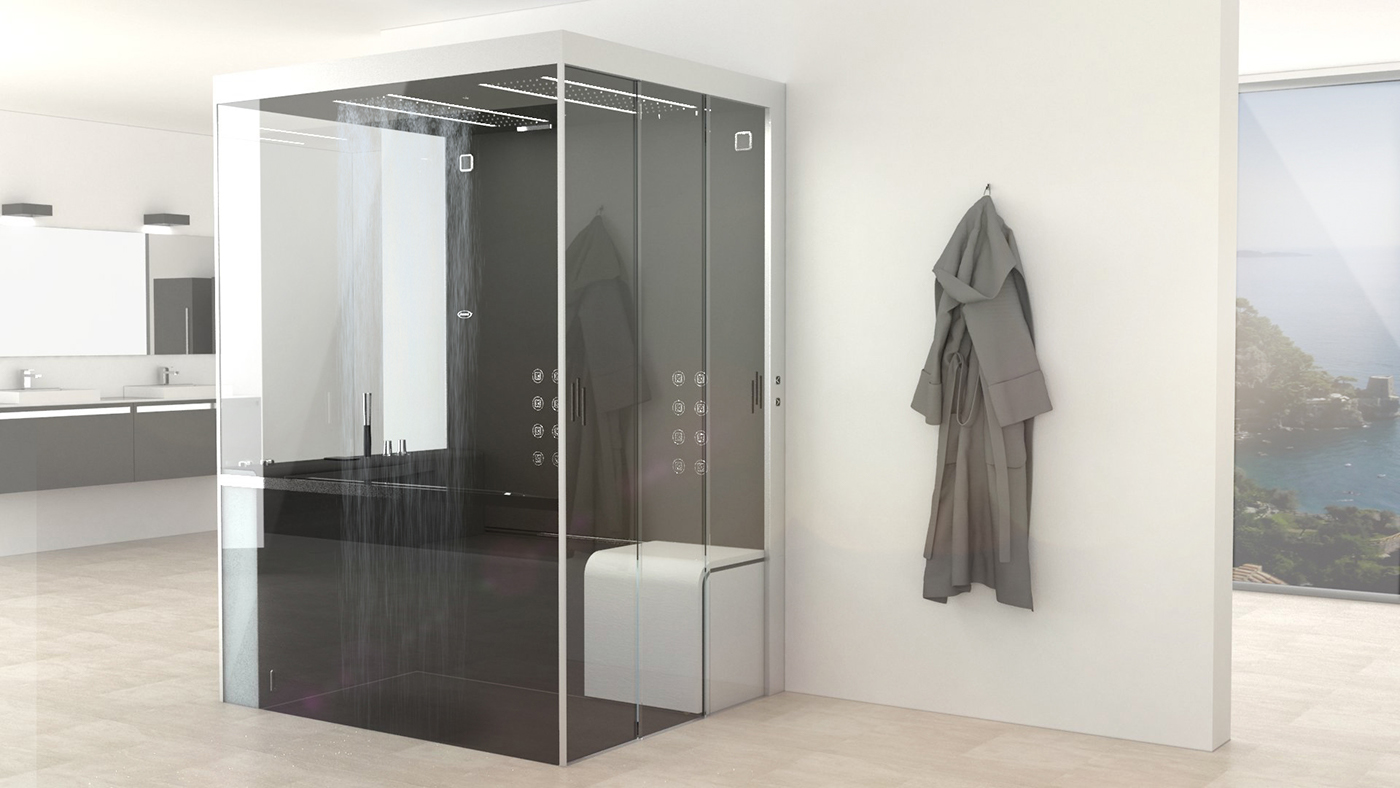 Himalayan salt therapy，sensor，circulating water，bathroom，