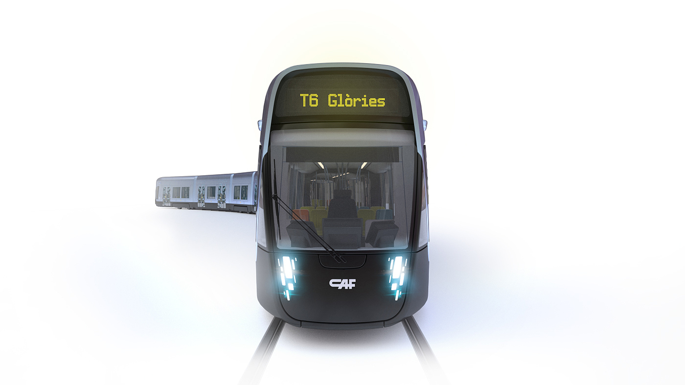 Spain，Barcelona，Tramway，