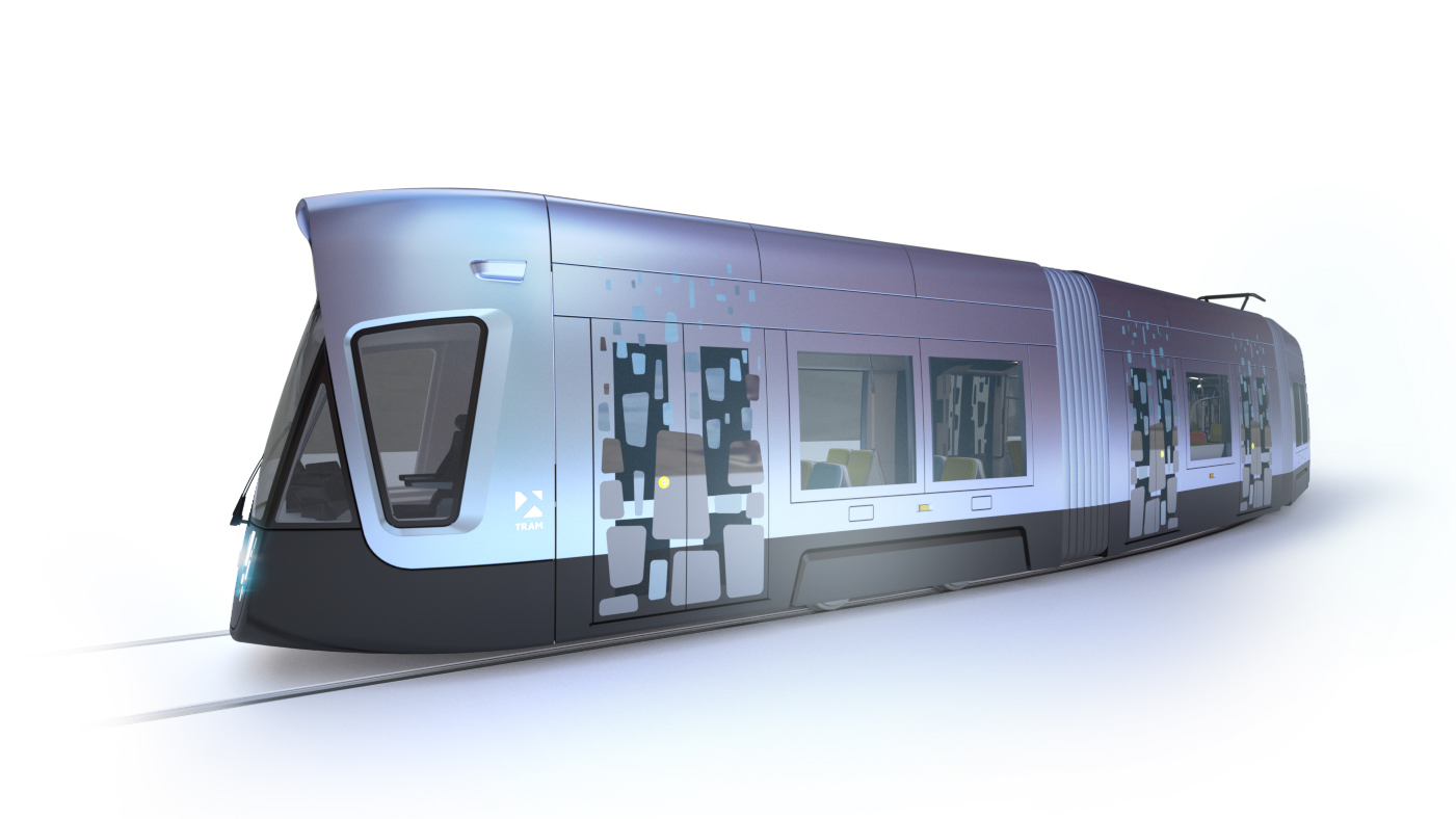 Spain，Barcelona，Tramway，