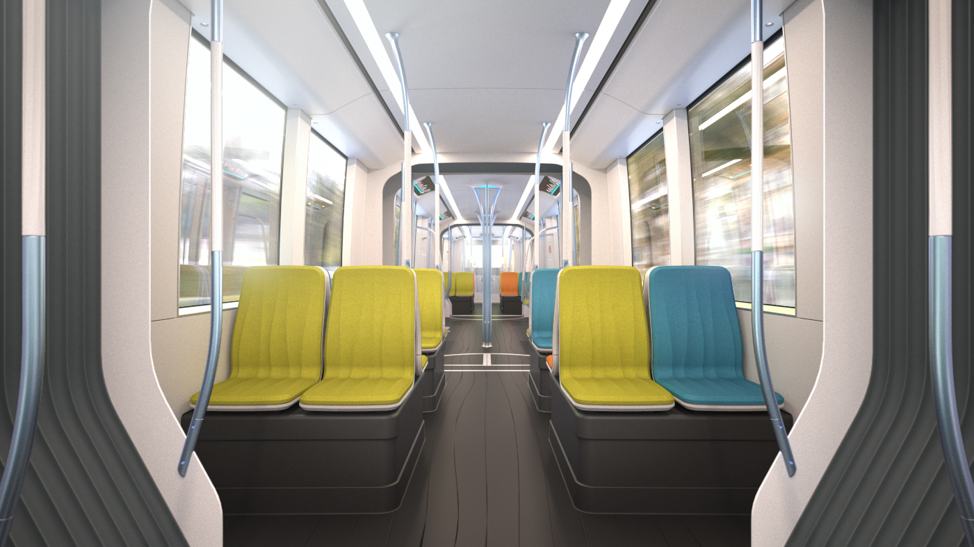 Spain，Barcelona，Tramway，