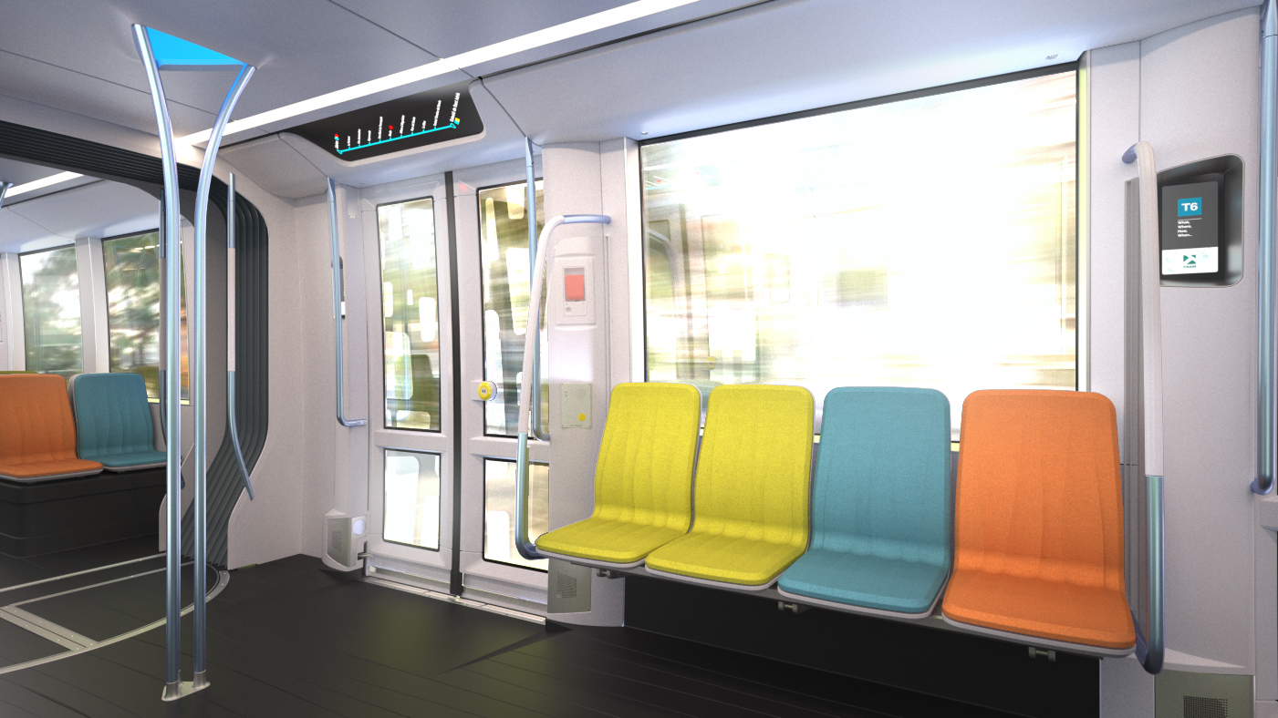 Spain，Barcelona，Tramway，