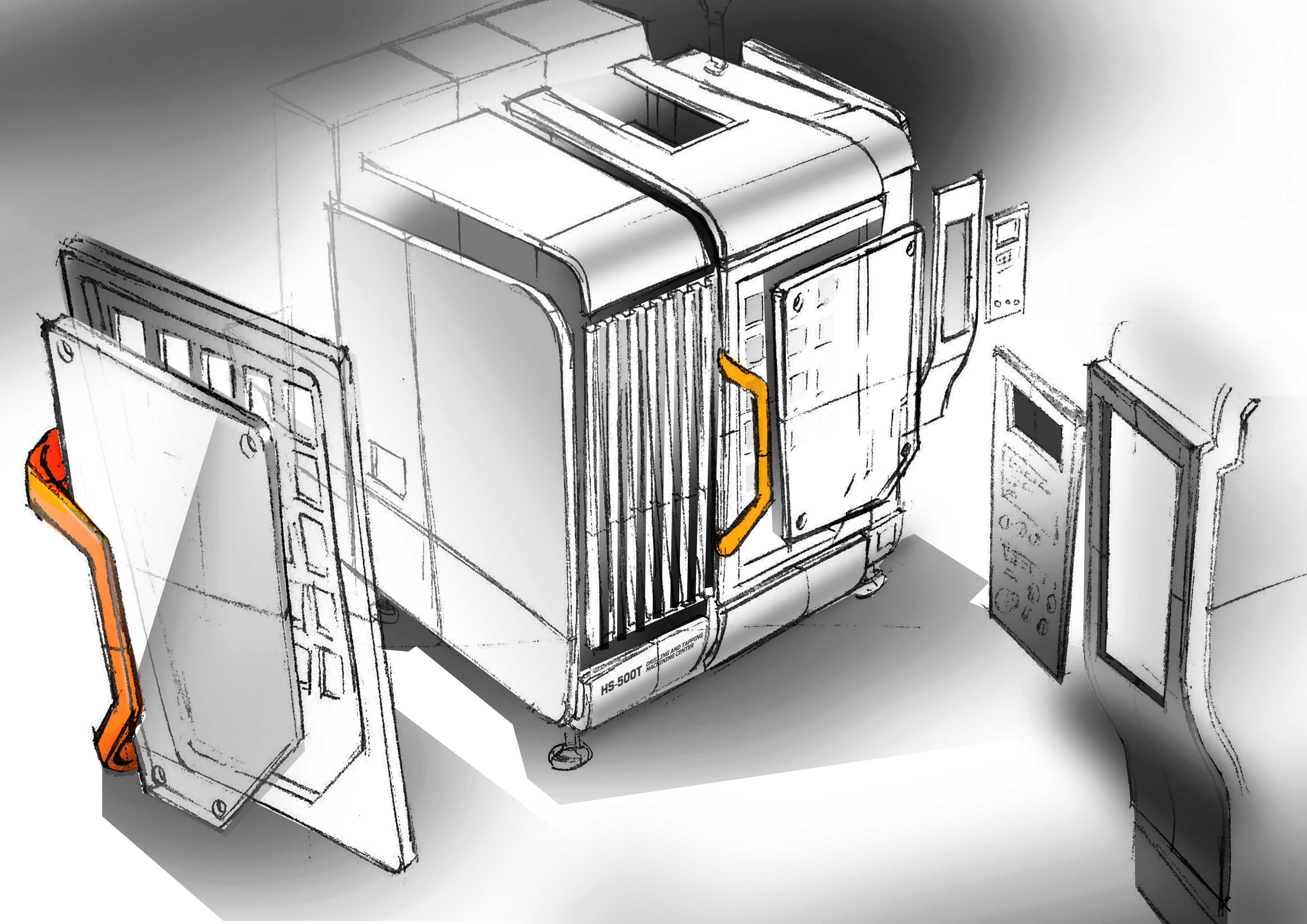 2016 design，Drilling and tapping machine，industrial equipment ，
