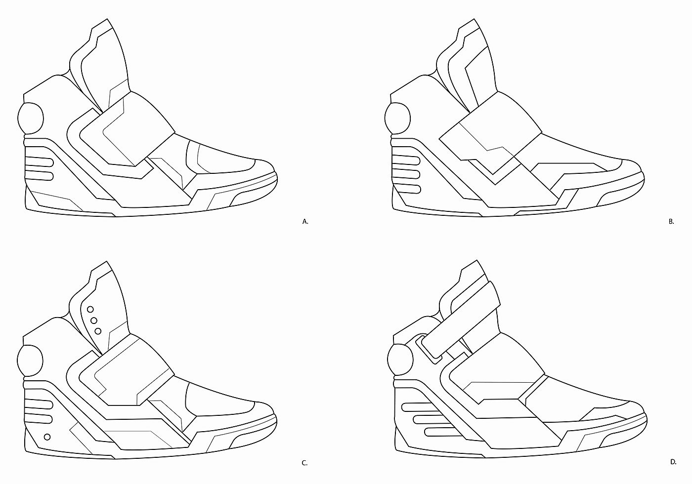 adidas，motion，shoes，Hand drawn，modeling，Render，