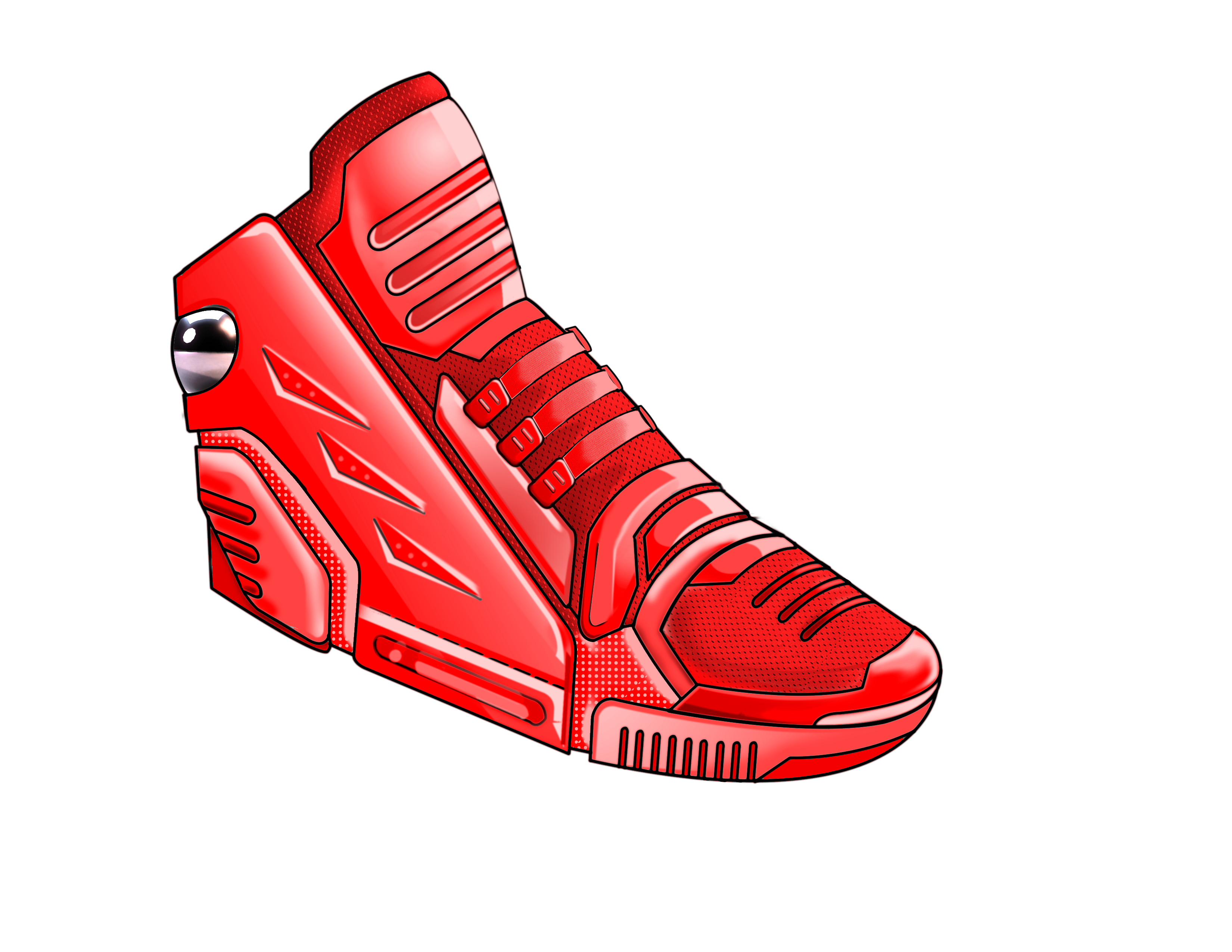 adidas，motion，shoes，Hand drawn，modeling，Render，