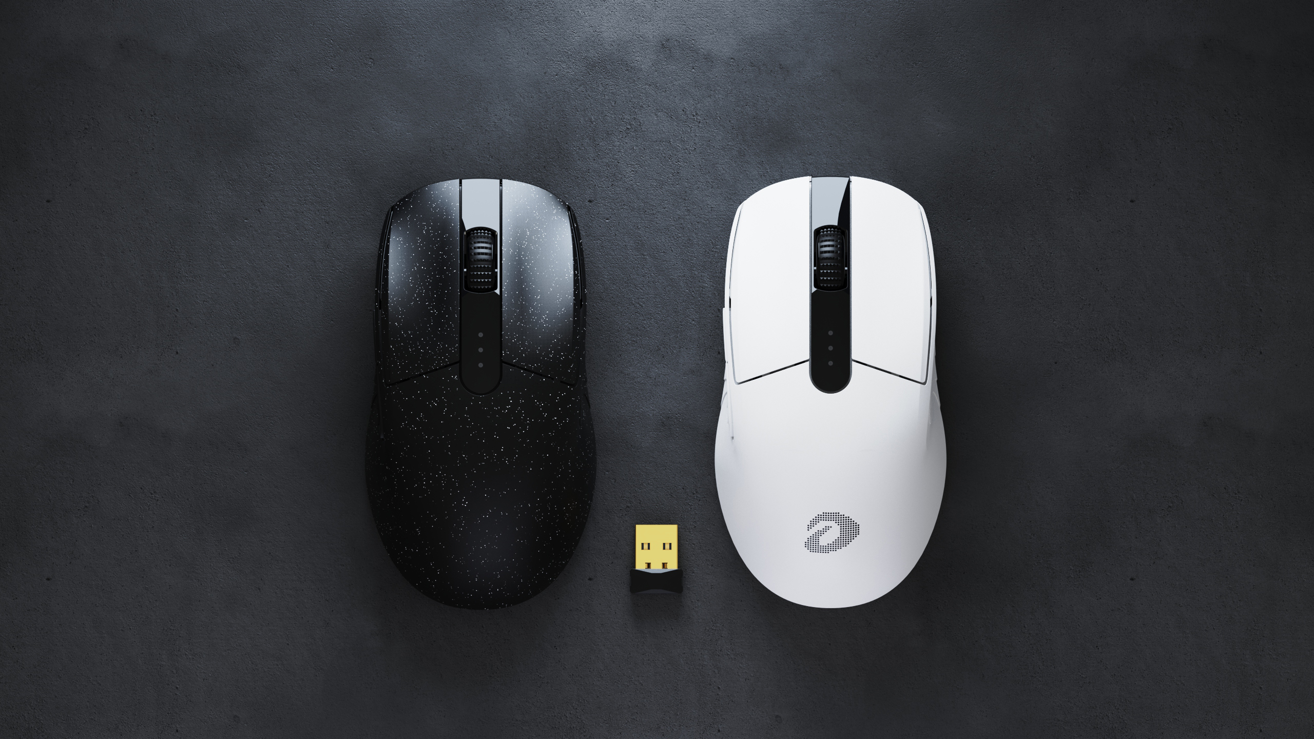 Daryou，mouse，starry sky，High end game mouse，Fast charging，Three mode，Starry sky black，Bright moon white，