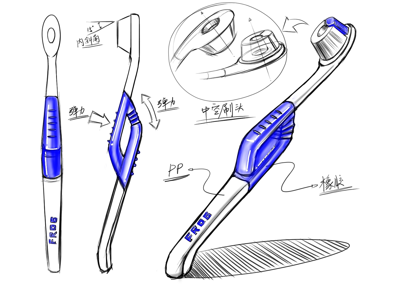 toothbrush，