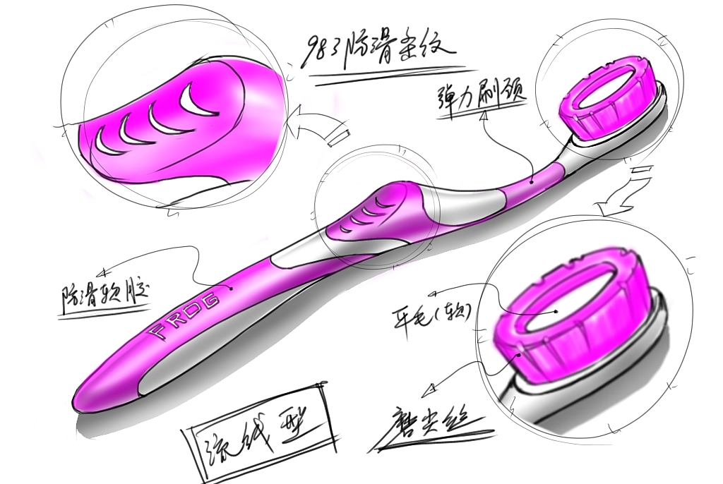 toothbrush，