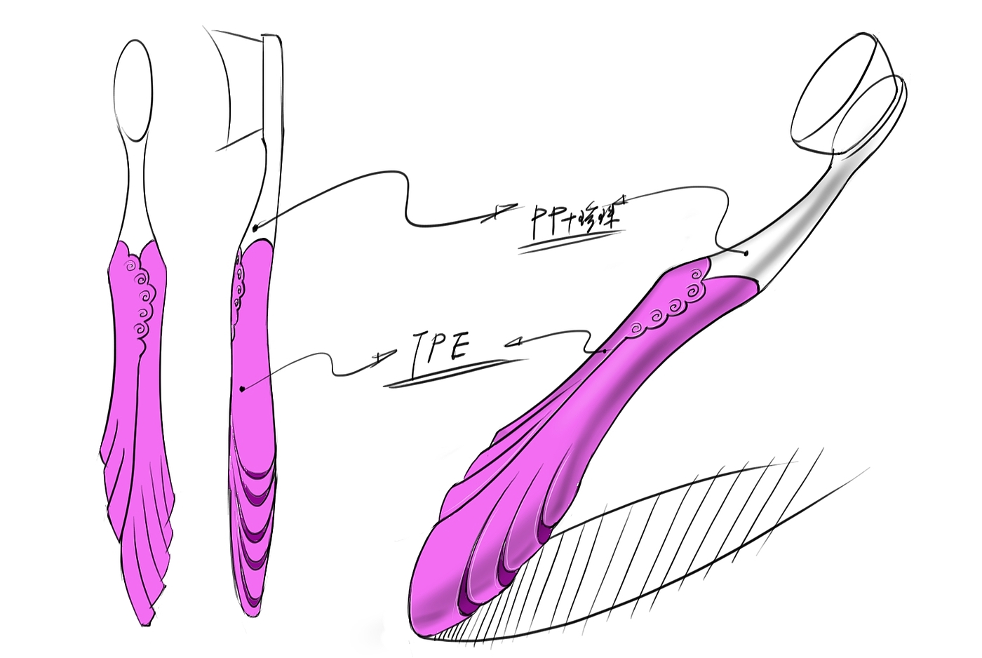 toothbrush，