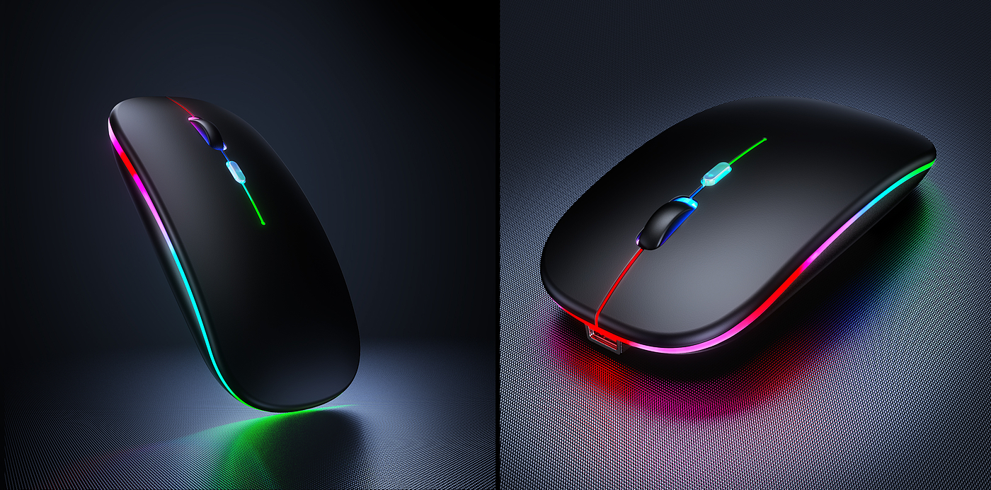 Octane rendering，Product rendering，Docking station，mouse，automobile，