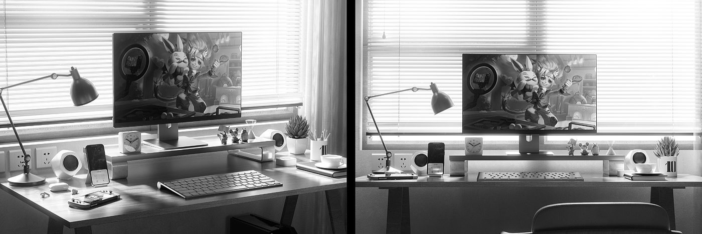Octane rendering，Product rendering，Docking station，mouse，automobile，
