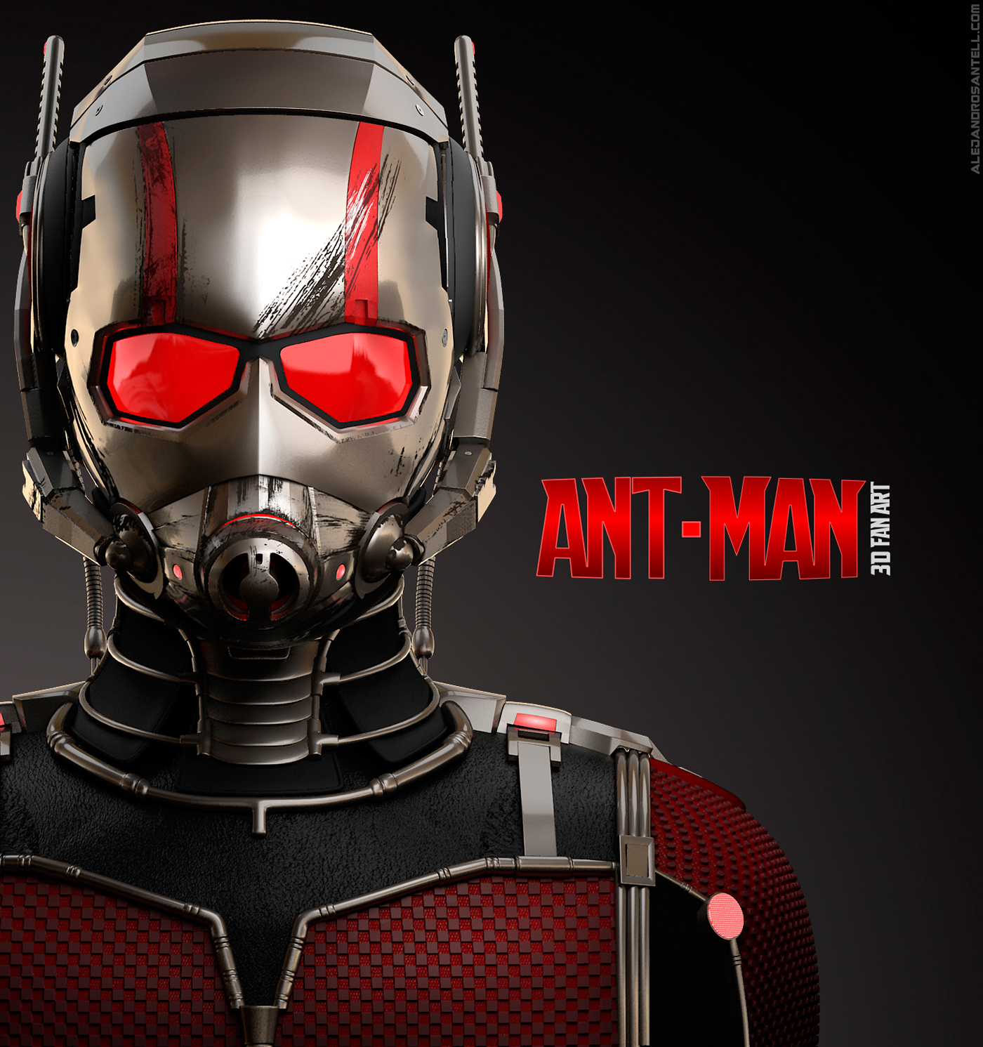 modeling，3d，Ant man，Marvel，
