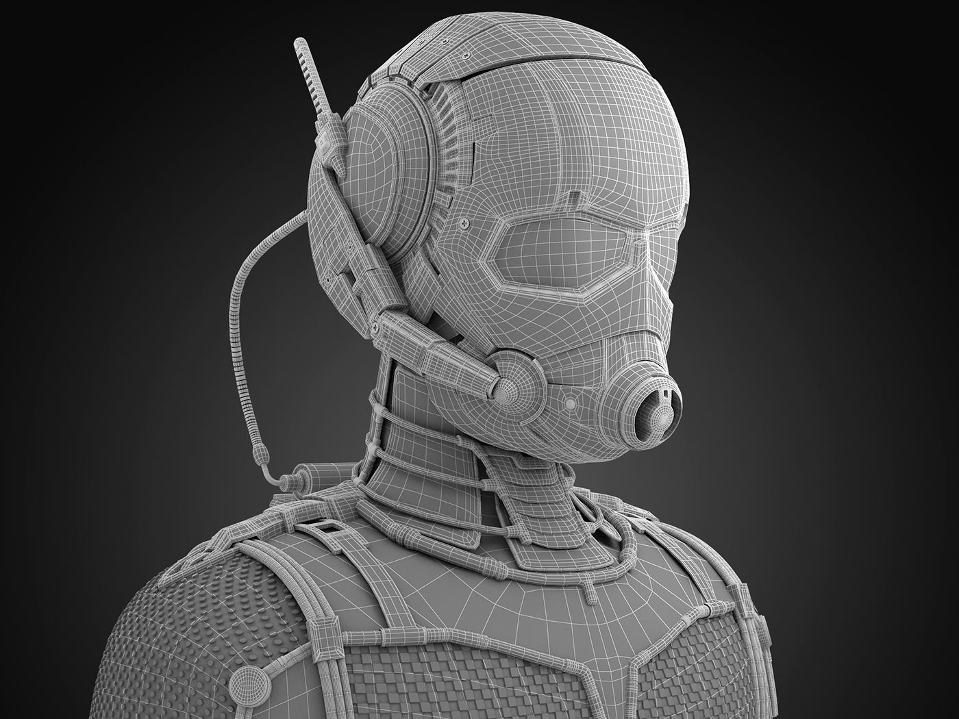 modeling，3d，Ant man，Marvel，