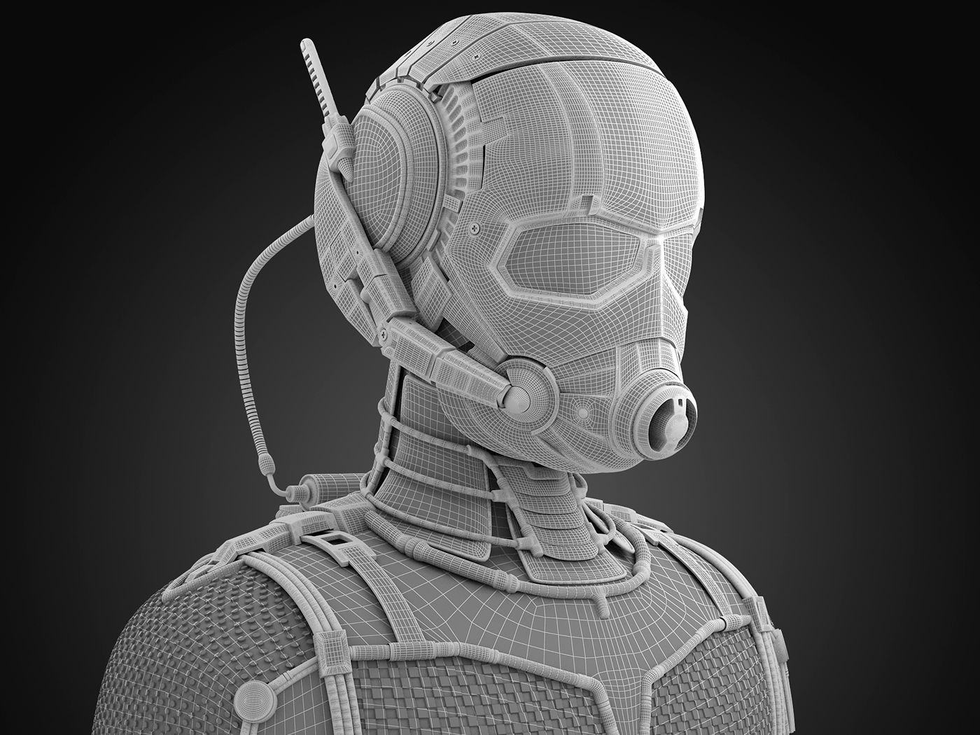 modeling，3d，Ant man，Marvel，