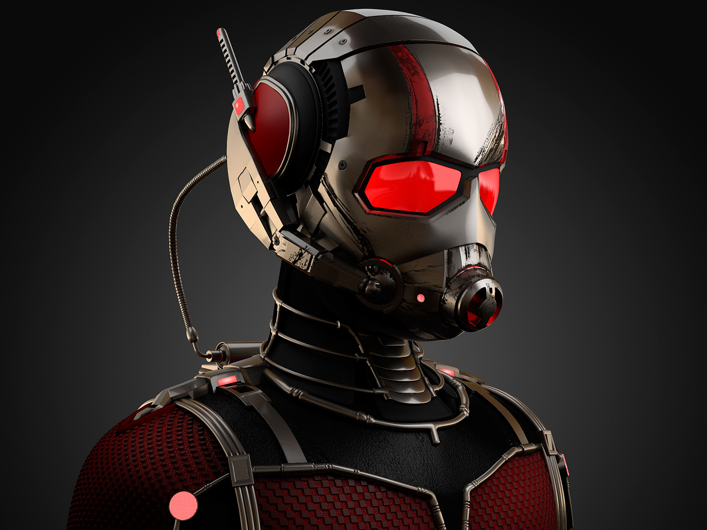 modeling，3d，Ant man，Marvel，