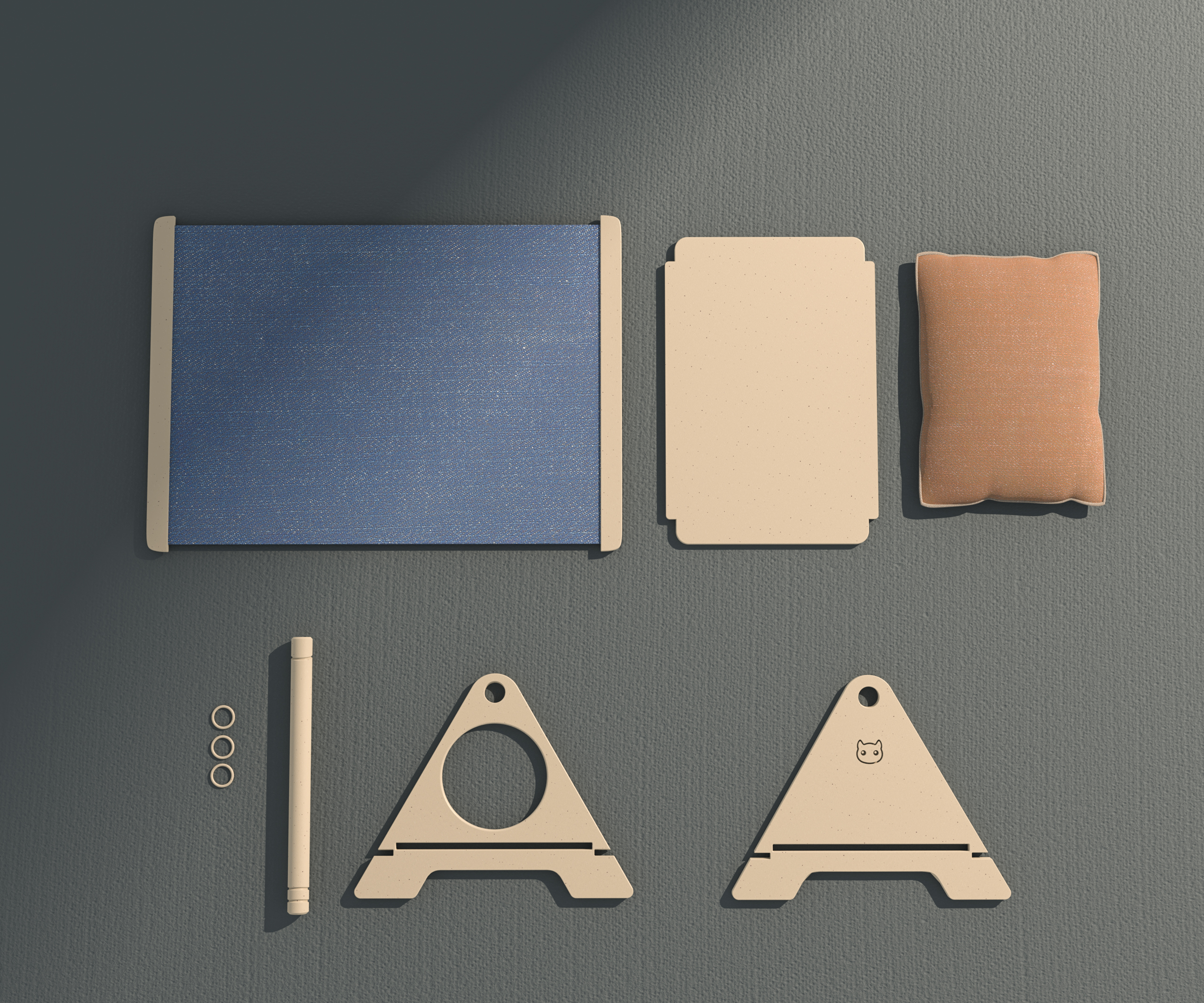 A stray cat，Cat nest，Assembly，