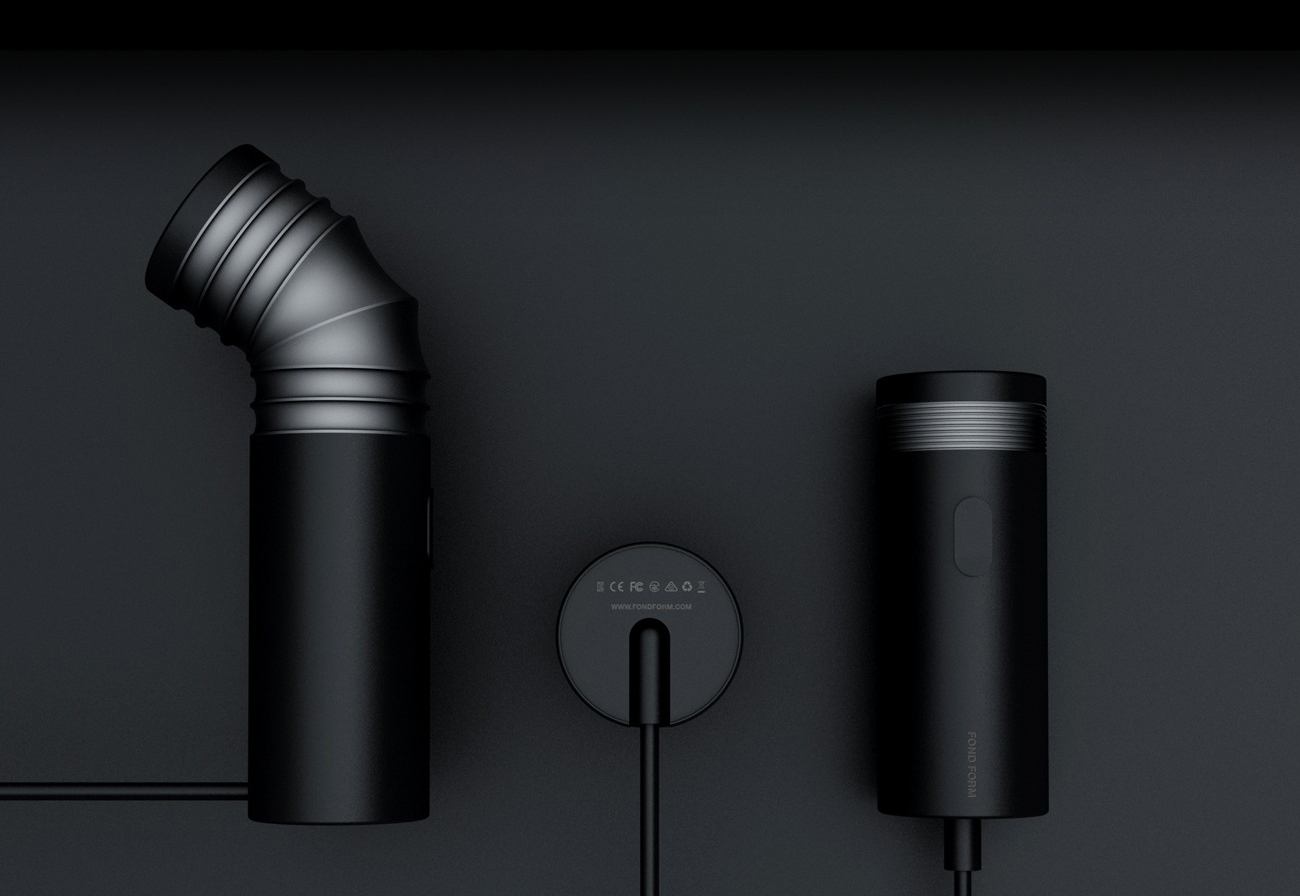 Minimalist，industrial design，Blowing style，