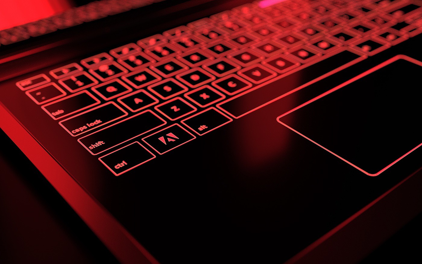 conceptual design，Adobe，keyboard，touch screen，