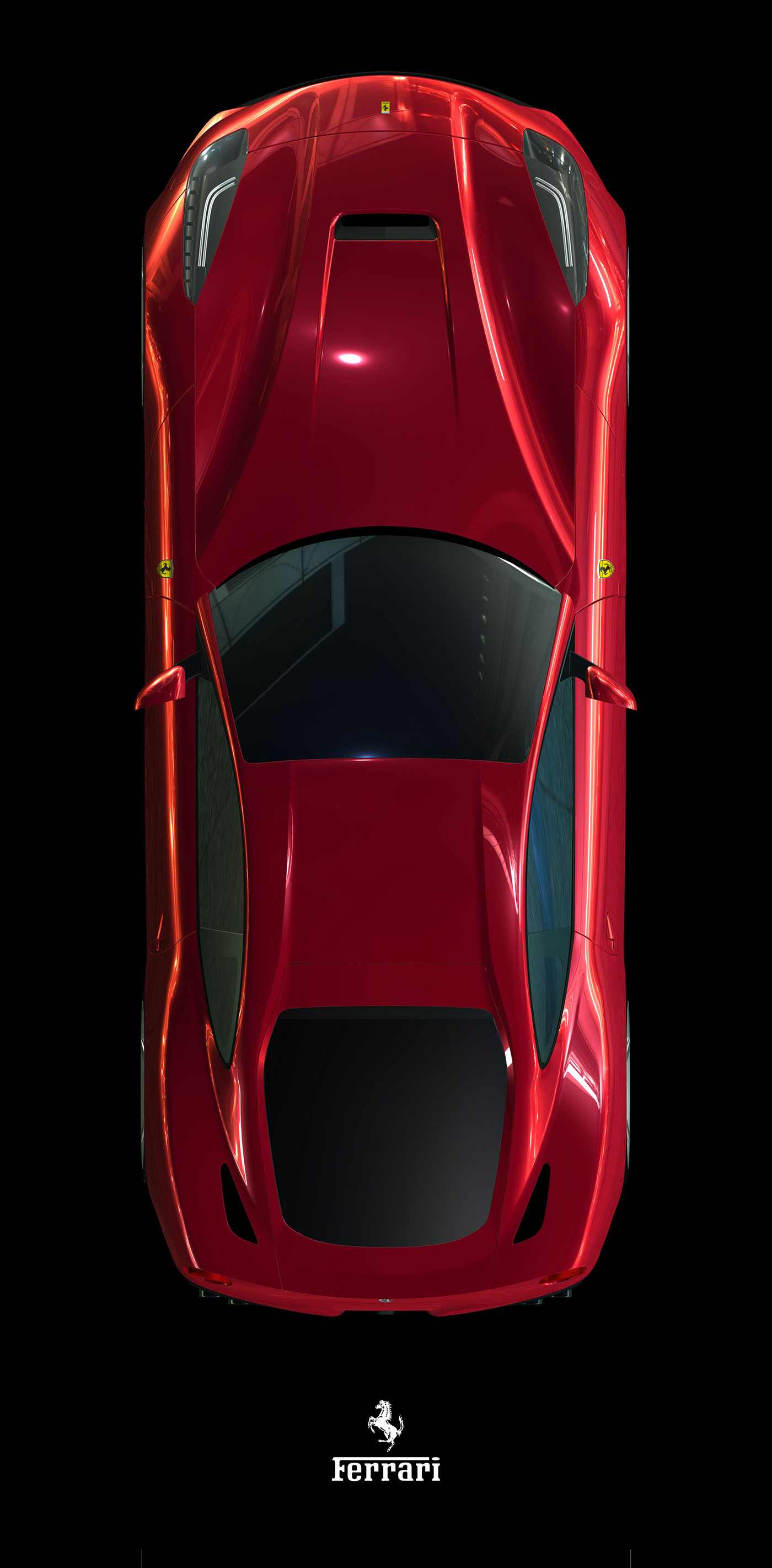 Jaesung Kim，Ferrari，Render，three-dimensional model，Autodesk，vehicle，