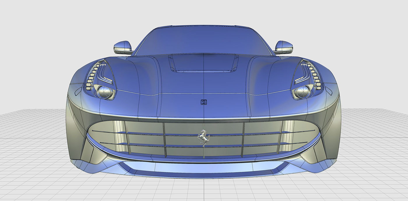 Jaesung Kim，Ferrari，Render，three-dimensional model，Autodesk，vehicle，