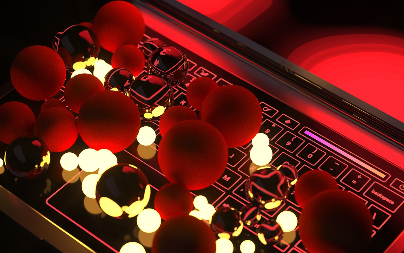 conceptual design，Adobe，keyboard，touch screen，