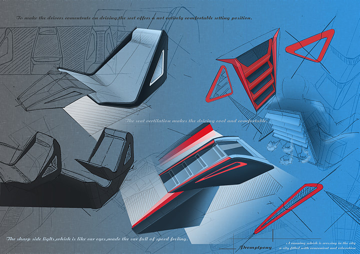 vehicle，motorcycle，concept，Hand drawn，traffic system，Graduation project，Model，