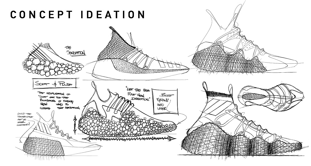 conceptual design，Adidas，gym shoes，
