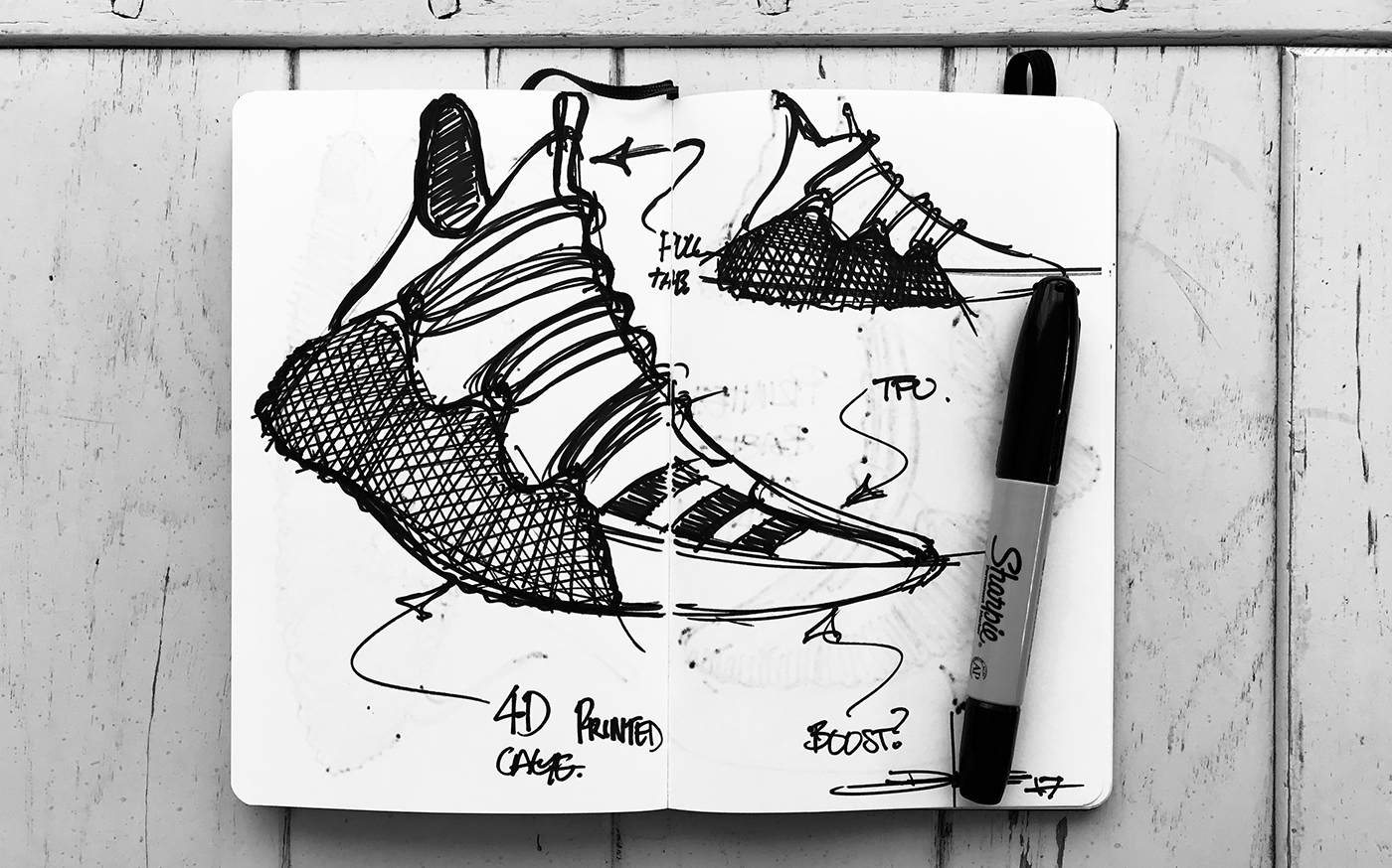 conceptual design，Adidas，gym shoes，