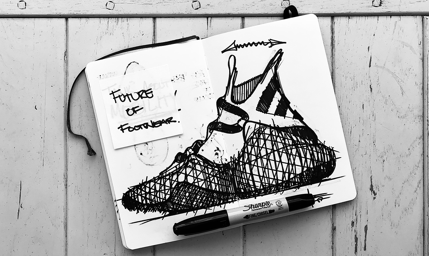 conceptual design，Adidas，gym shoes，