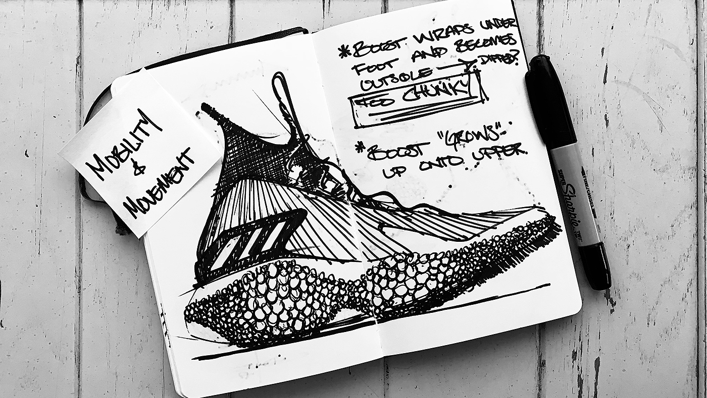 conceptual design，Adidas，gym shoes，